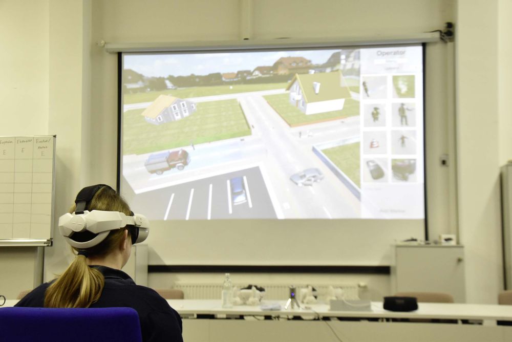 Einsatzverwaltung mit VR Brille 