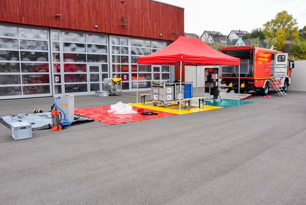 Dekontaminationsstraße