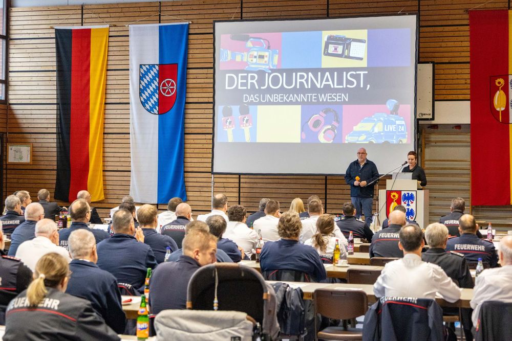 Vortrag von Pressevertretern