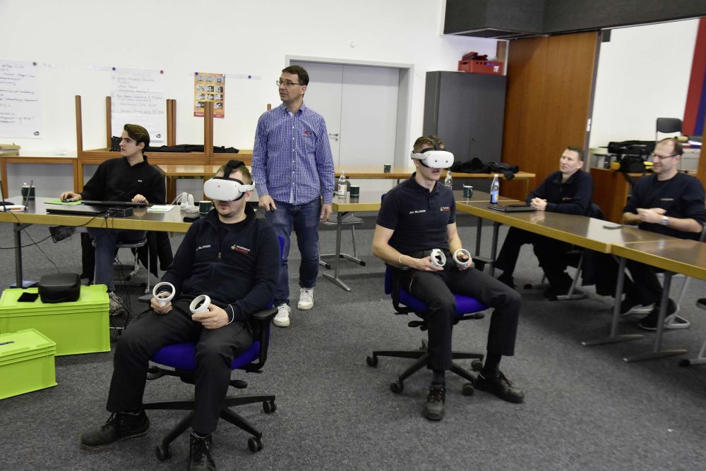 Austesten der Brillen