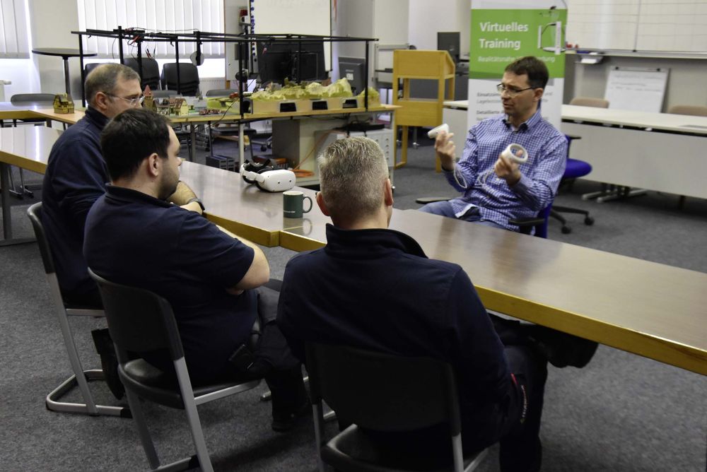 Erklärung der VR Brillen in Kleingruppen